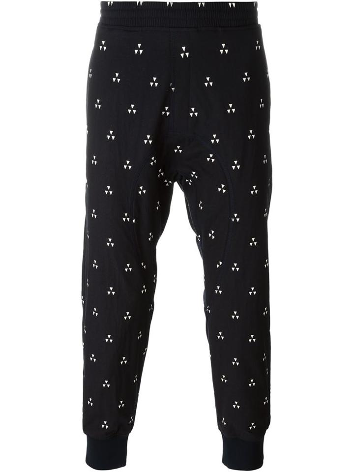Neil Barrett Geometric Print Track Pants