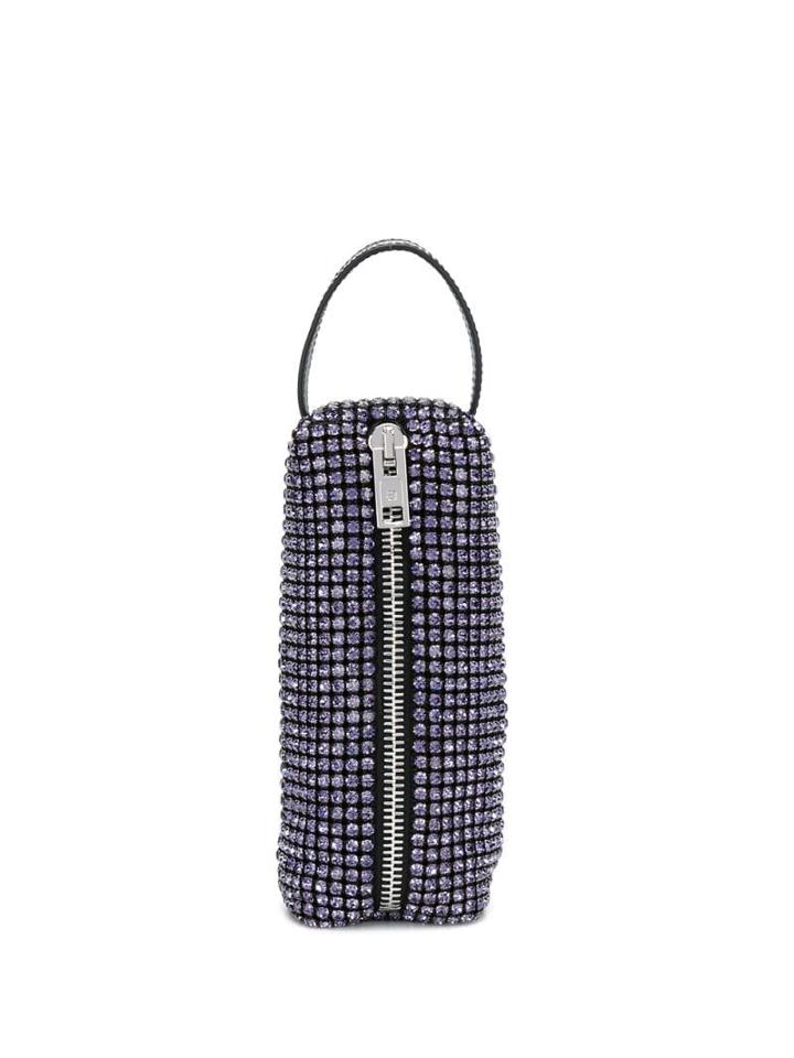Alexander Wang Embellished Wristlet Mini Bag - Purple
