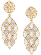 Nina Ricci Pre-owned 1980's Oversized Clip On Earrings - Gold