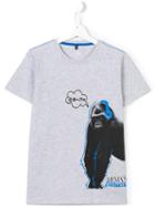 Gorilla Print T-shirt, Boy's, Size: 14 Yrs, Grey, Armani Junior