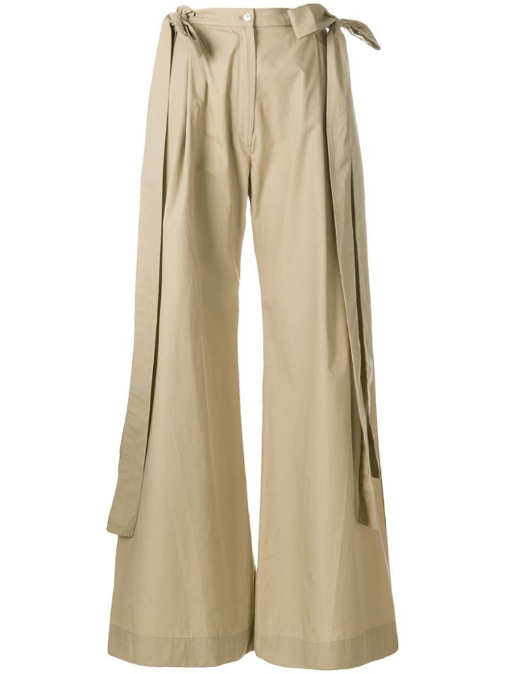 Milla Milla Wide-leg Trousers - Nude & Neutrals