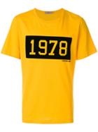 Calvin Klein 1978 Colour-block T-shirt - Yellow & Orange