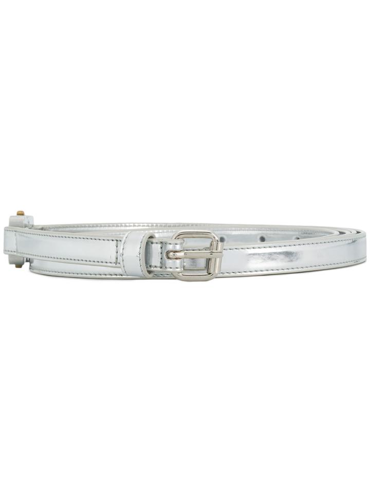 Alyx Metallic Buckle Belt - Grey