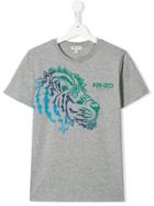 Kenzo Kids Lion Print T-shirt - Grey