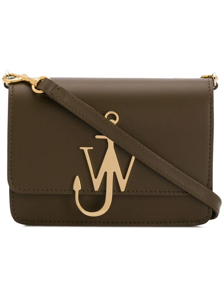 Jw Anderson Military Green Mini Logo Purse