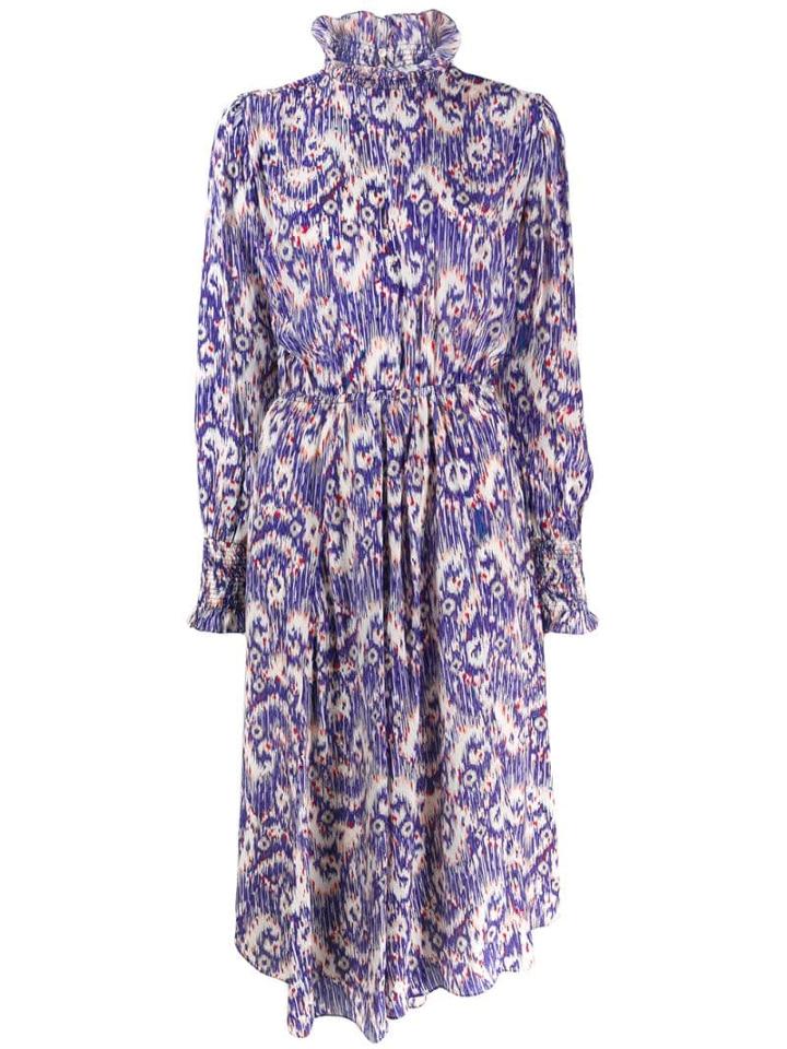 Isabel Marant Étoile Patterned Yescott Dress - Blue