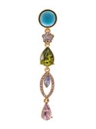 Oscar De La Renta Crystal Drop Earrings - Multicolour