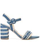 Sam Edelman Olisa Braided Sandals - Blue