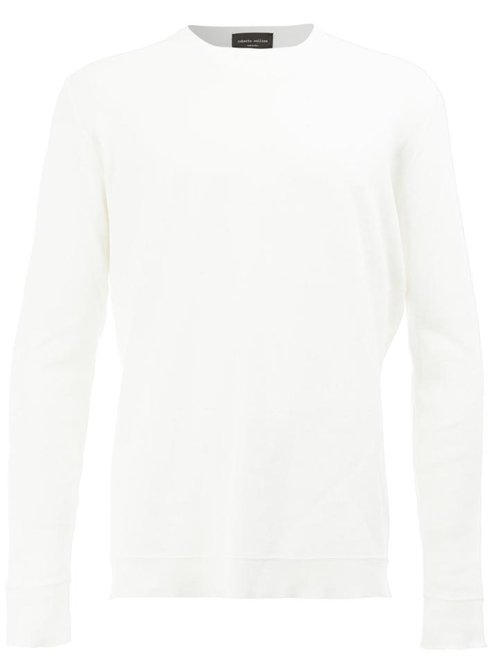 Roberto Collina Classic Fitted Sweater - White