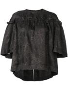 Golden Goose Deluxe Brand Baroque Print Top - Black