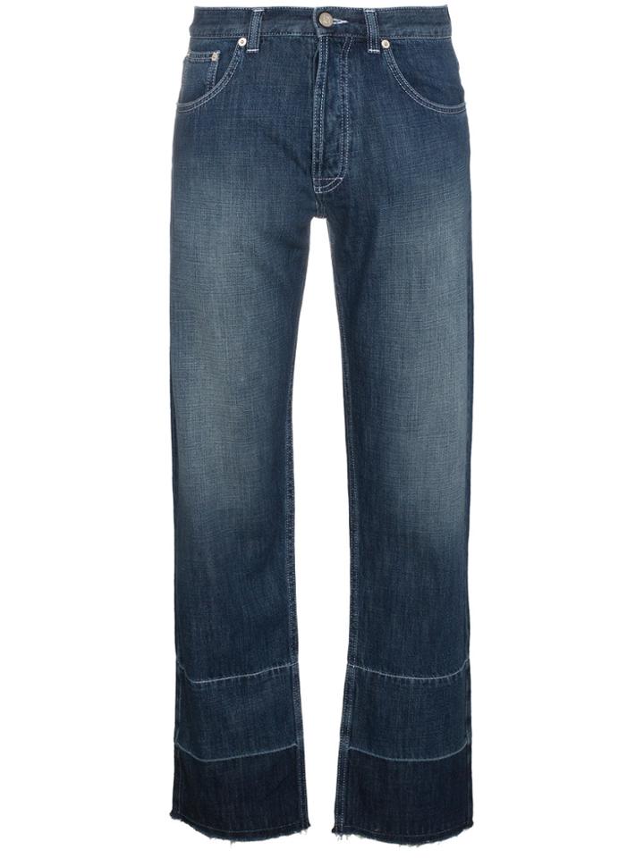 Loewe Mid Rise Straight Leg Jeans - Blue