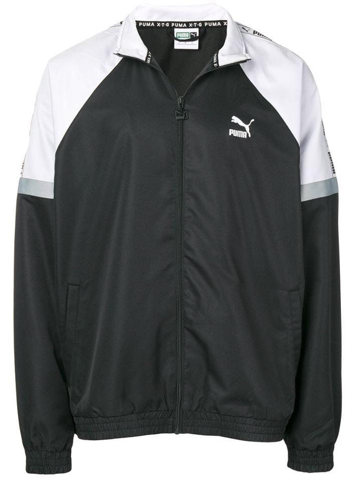 Puma Logo Band Track Jacket - Black