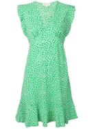 Michael Michael Kors Butterfly Print Dress - Green