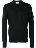 Stone Island Compass Badge Sweater - Black