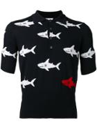 Thom Browne - Shark Slim-fit Polo Shirt - Men - Cotton - 1, Blue, Cotton