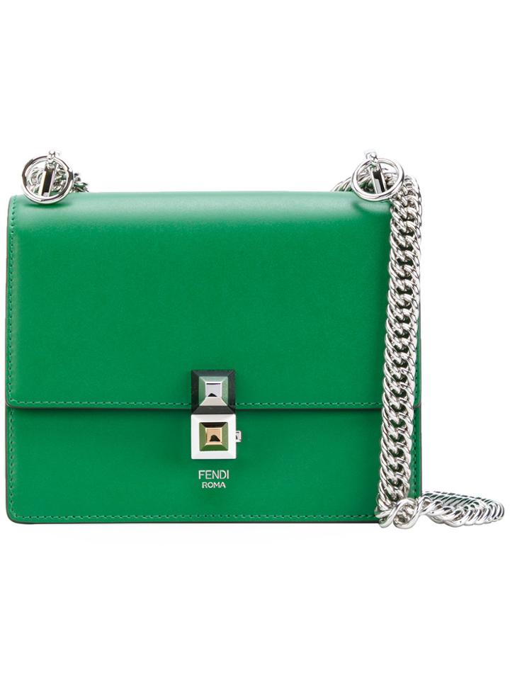 Fendi Kan I Small Shoulder Bag - Green