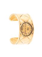 Chanel Vintage Coin Charm Cuff - Gold