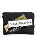 Dolce & Gabbana Logo Tape Clutch - Black
