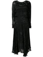 Preen By Thornton Bregazzi Eva Asymmetric Lace Dress - Black