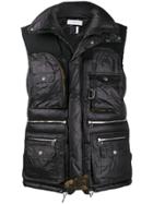 Facetasm Pocket-detail Zipped Gilet - Blue