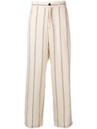 Barena Striped Loose Trousers - Neutrals