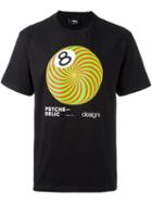 Stussy 'dizzy 8 Ball' T-shirt, Men's, Size: Small, Black, Cotton