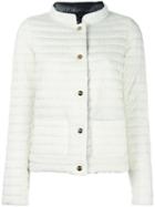 Herno - High Neck Jacket - Women - Feather Down/polyamide/polyurethane - 40, White, Feather Down/polyamide/polyurethane