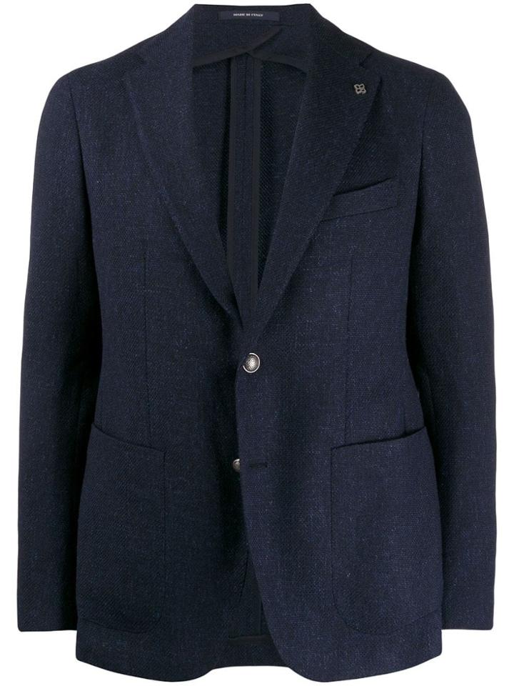 Tagliatore Classic Slim-fit Blazer - Blue