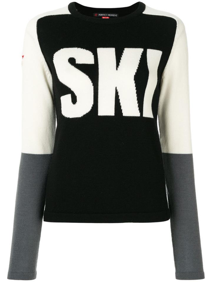 Perfect Moment Ski Sweater - Black