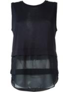 Michael Michael Kors Layered Semi-sheer Blouse