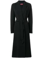 Max Mara Studio Classic Wrap Coat - Black