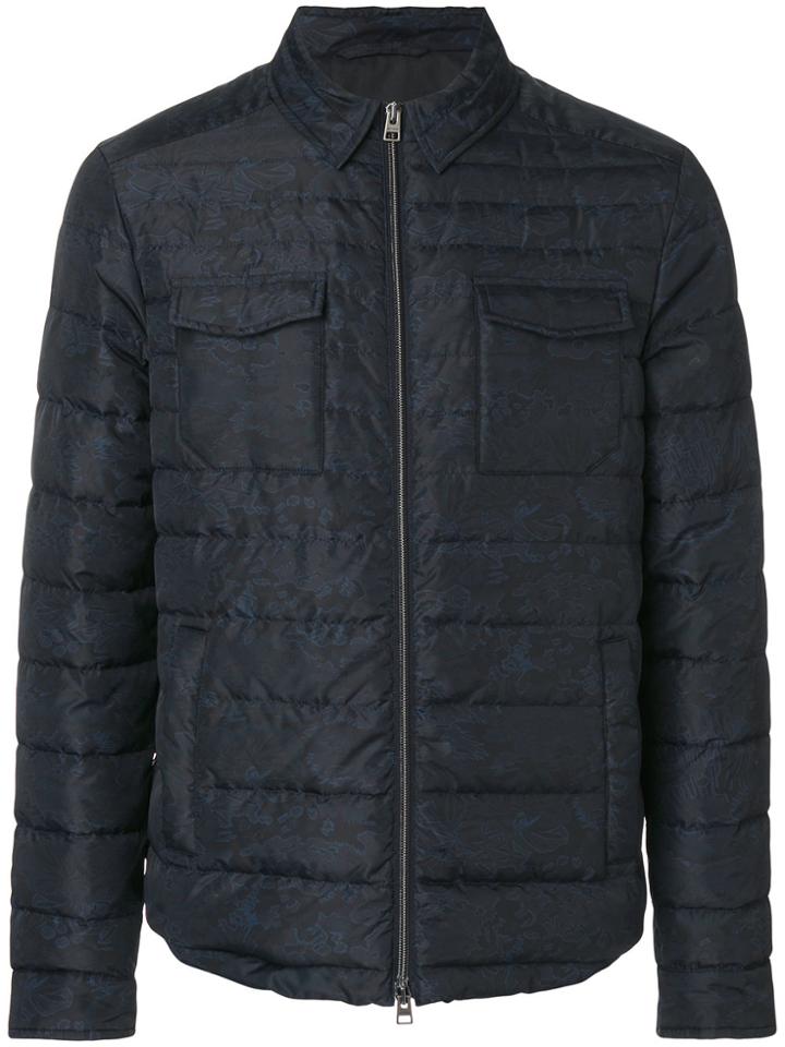 Etro Quilted Lightweight Jacket - Blue
