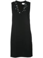 Victoria Victoria Beckham Short Embellished Dress - Black