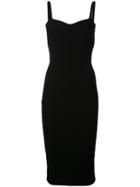 Max Mara Classic Fitted Dress, Women's, Size: 40, Black, Viscose/polyamide/spandex/elastane/spandex/elastane