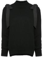 Simone Rocha Bow Embellished Sweater - Black