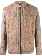 By Walid Embroidered Ecclesiastical Jacket - Brown