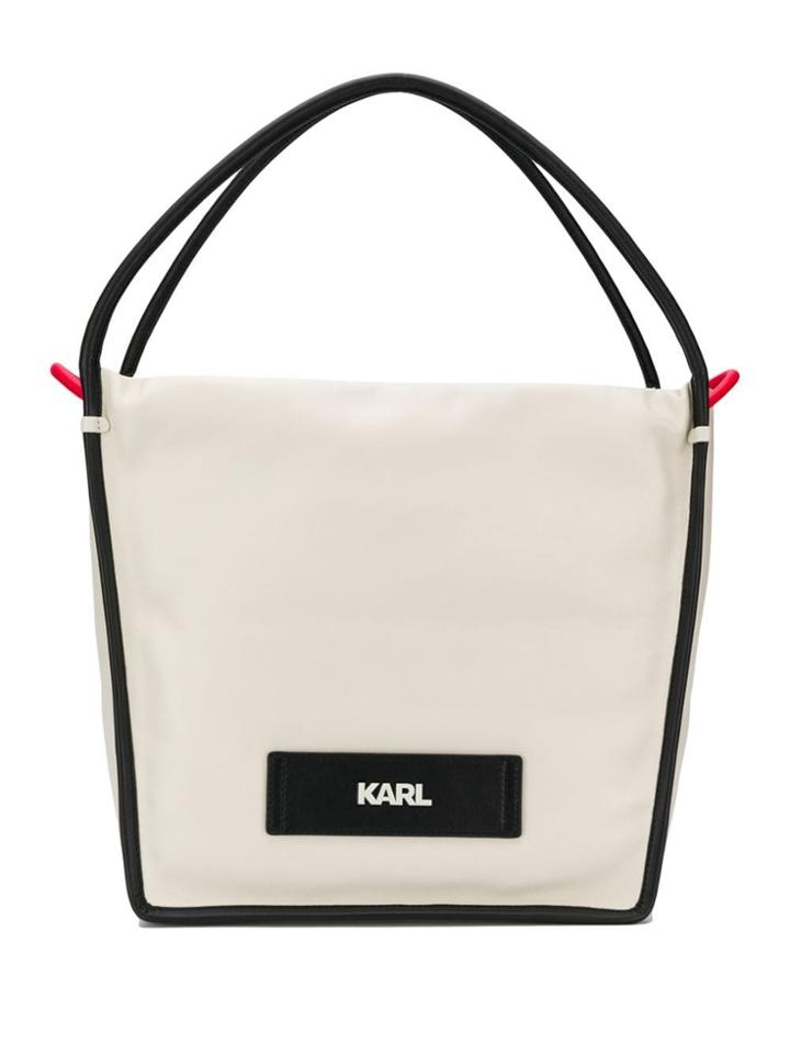 Karl Lagerfeld K/athleisure Shopper Tote - Neutrals