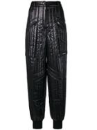 Misbhv Quilted Tapered Trousers - Black