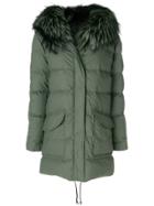 Mr & Mrs Italy Hooded Down Jacket - Green