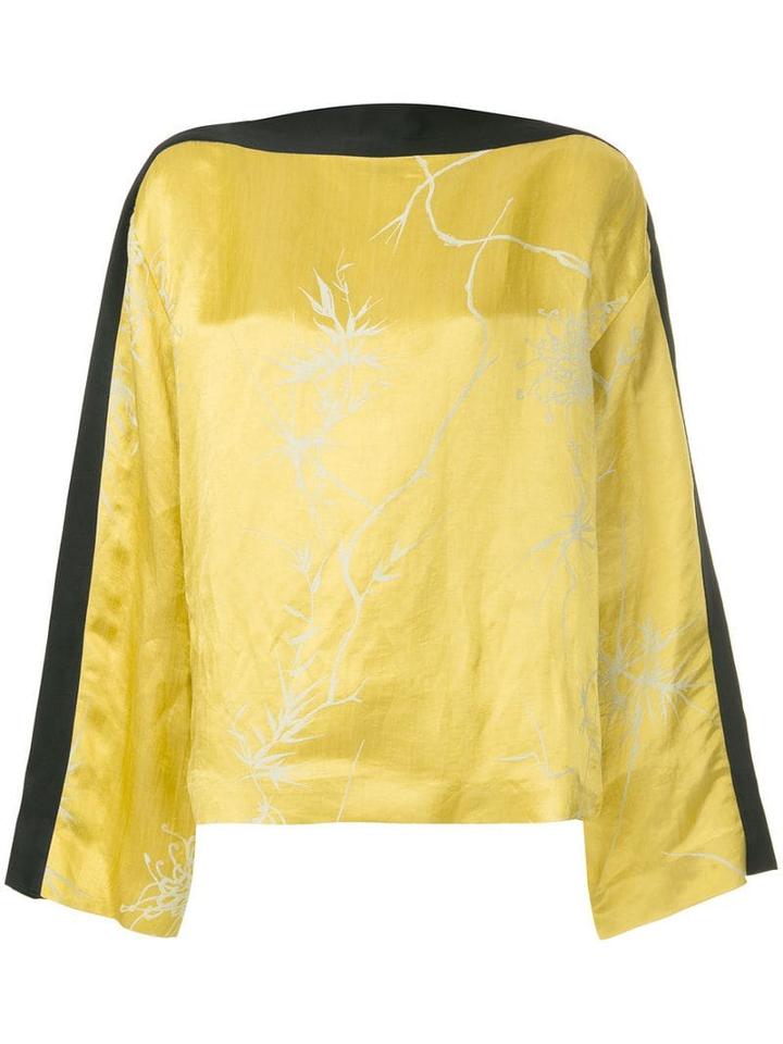 Haider Ackermann 'dianthus' Blouse - Yellow