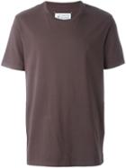 Maison Margiela Two-tone T-shirt, Men's, Size: 50, Brown, Cotton