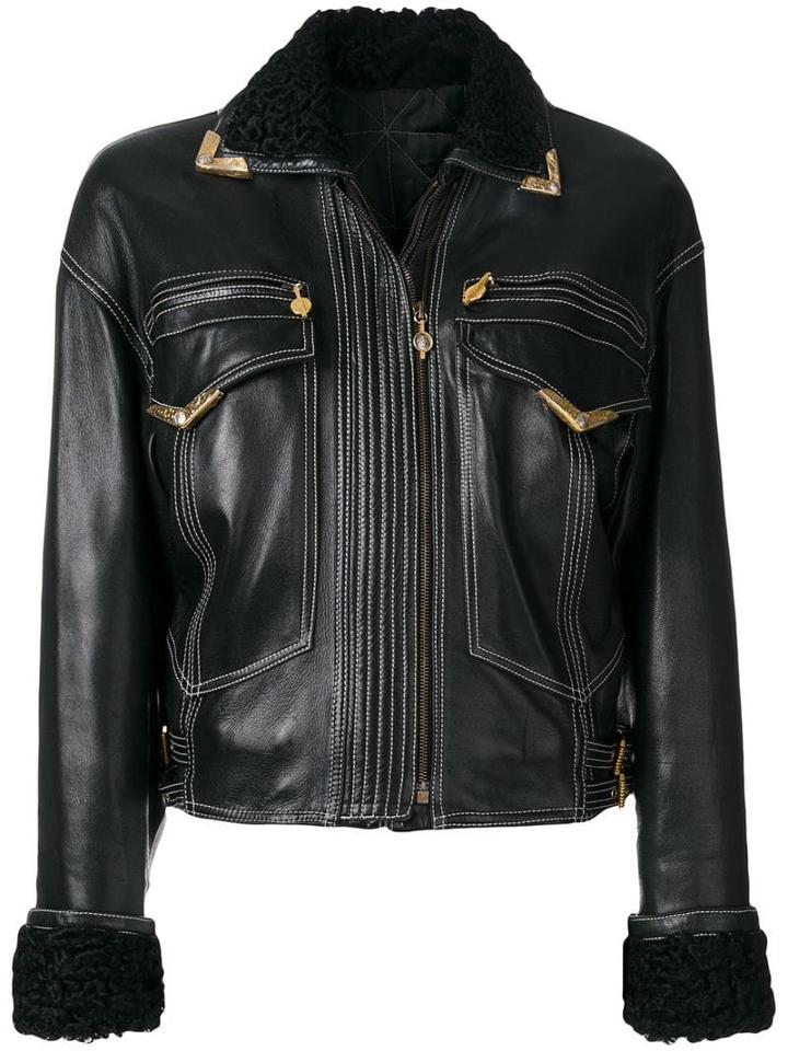 Versace Pre-owned Gianni Versace Bondage Jacket - Black