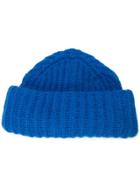 Marzi Ribbed Beanie - Blue
