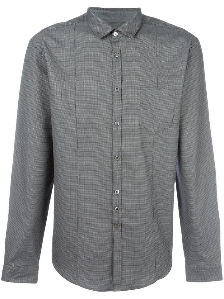 John Varvatos Micro Dot Shirt, Men's, Size: Xl, Grey, Cotton