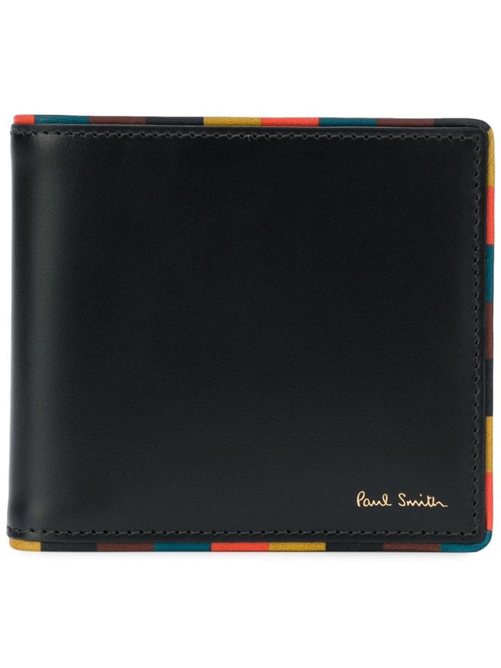 Paul Smith Contrast Trim Wallet - Black
