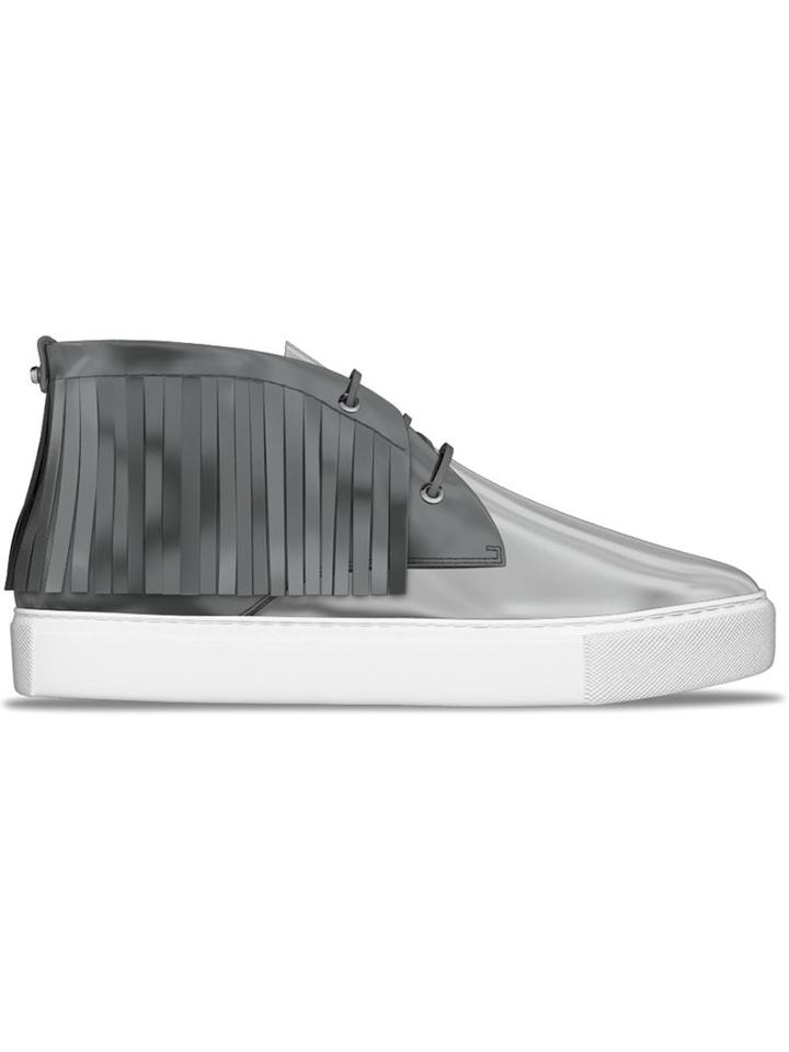 Myswear Maltby Mid-top Sneakers, Men's, Size: 41, Grey, Leather/rubber