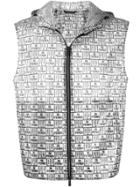 Fendi Box Logo Pattern Gilet - Grey