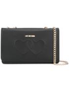 Love Moschino Flap Shoulder Bag, Black, Polyurethane