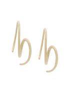 Maria Black 14kt Yellow Gold Racer Nude Earrings - Metallic