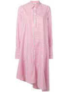 P.a.r.o.s.h. Asymmetric Shirt Dress - Red